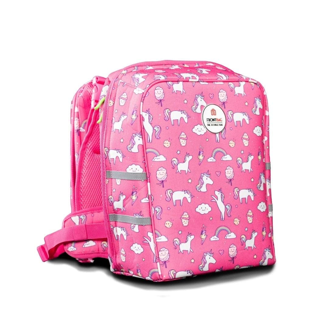 Frontbag Schulranzen Set 4tlg. rosa Camoublue Schulrucksack Schulranzenrucksack Rucksack