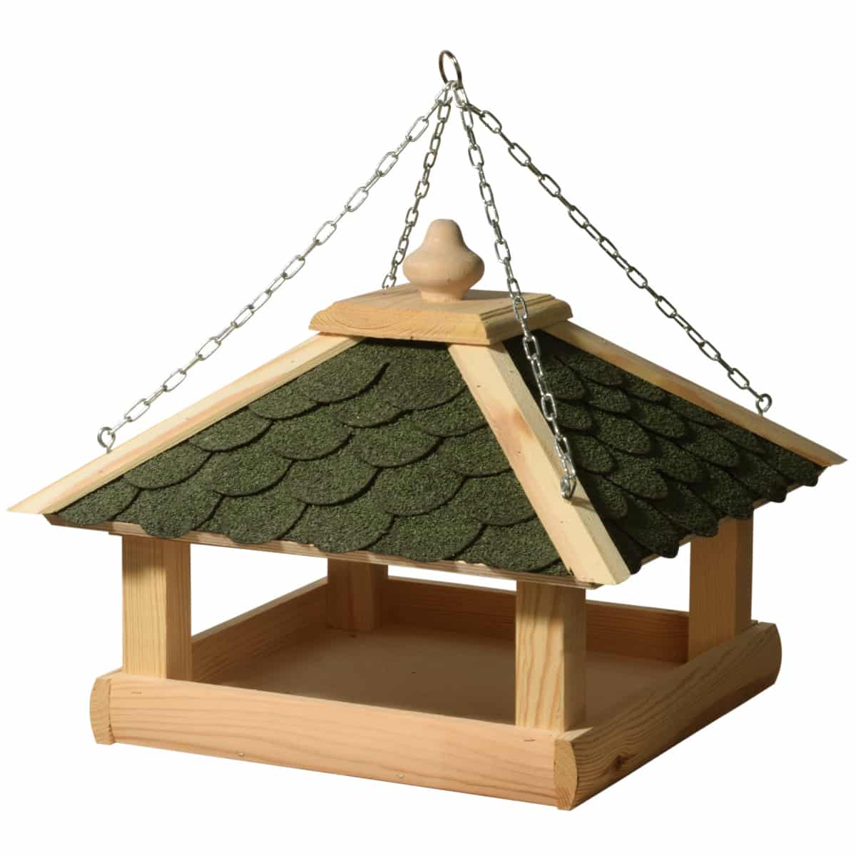 vogelfutterhaus, futterhaus, holz, schindeln, hängend