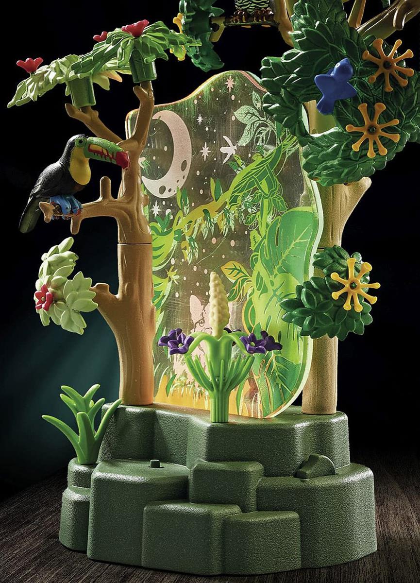 PLAYMOBIL Wiltopia 71009 Nachtlicht Regenwald Spielset mit Spielzeugtieren Spielzeug Spielzeugset