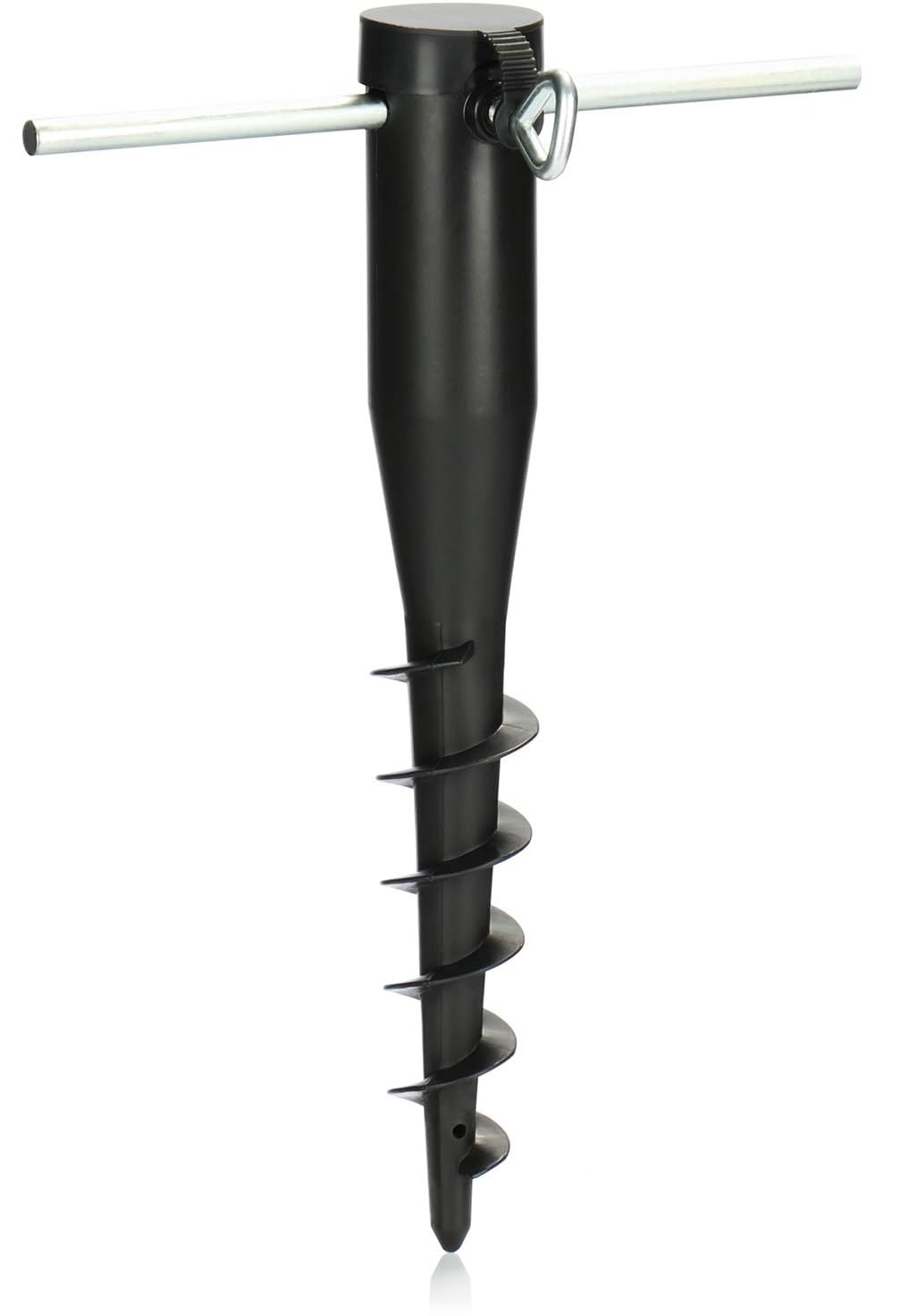 Sonnenschirmhalter aus Stahl Bodenhülse Standfuß Schirmständer schwarz