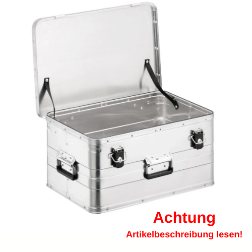 LUX Aluminiumbox 47 l Aufbewahrungsbox Kiste Box #E357