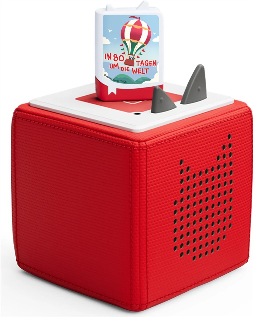 Würfellautsprecher, Mini-Lautsprecher, Bluetooth-Lautsprecher, rot, robustes Gehäuse