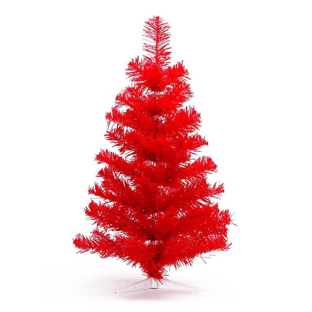 künstlicher weihnachtsbaum, künstlicher tannenbaum, rot, weihnachtsdekoration, klein(er)baum