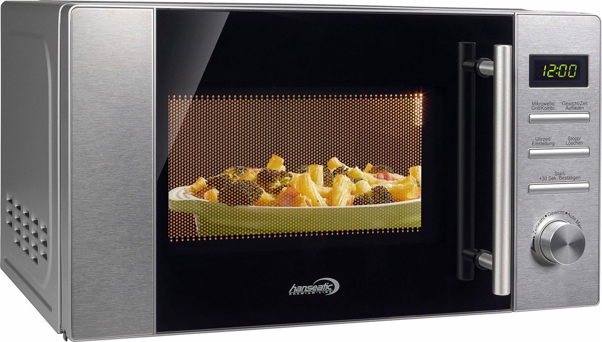 mikrowelle, backofen, kuchen, metallisch, brüstung