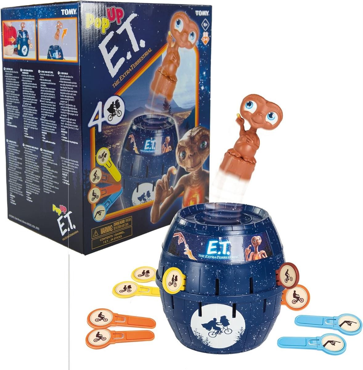 Spielzeug, E.T.-Raumschiff, Würfelwurf, Klingelfigur, Barrel-Spiel