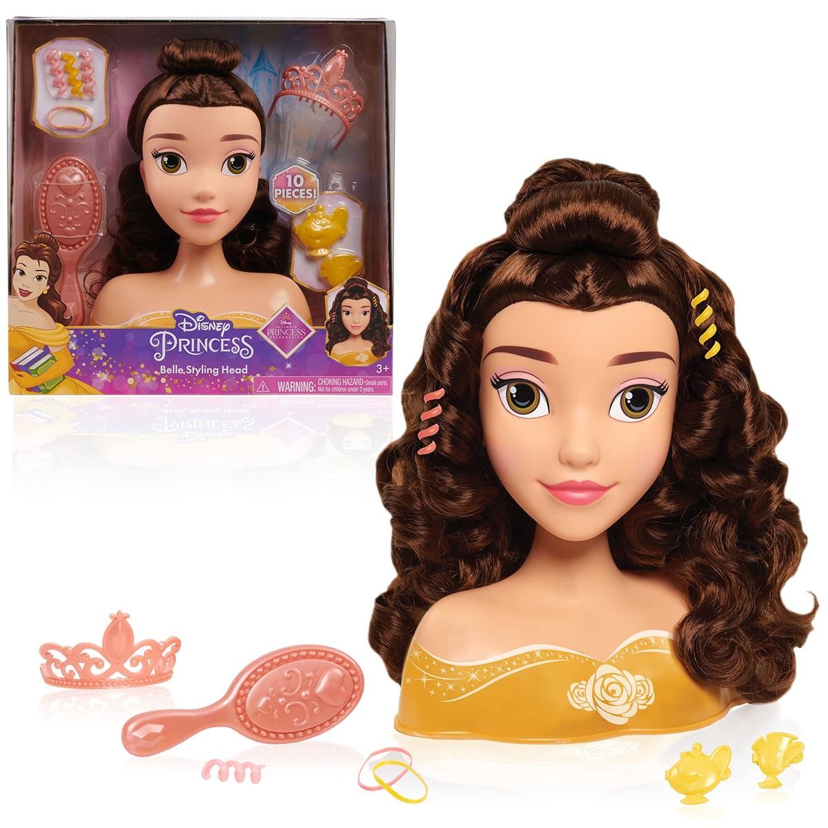 Puppe, Disney Princess, Frisierkopf, Brautschmuck, Zubehörset
