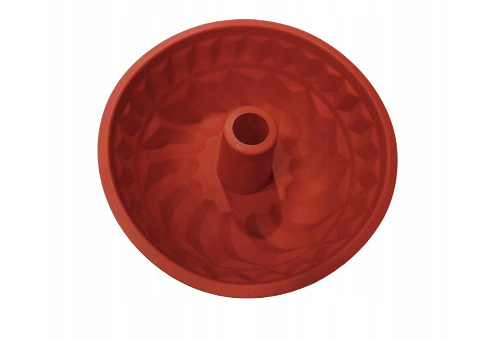 Silikonkuchen-Backform 23 cm Rot - Flexibles Kuchenzubehör