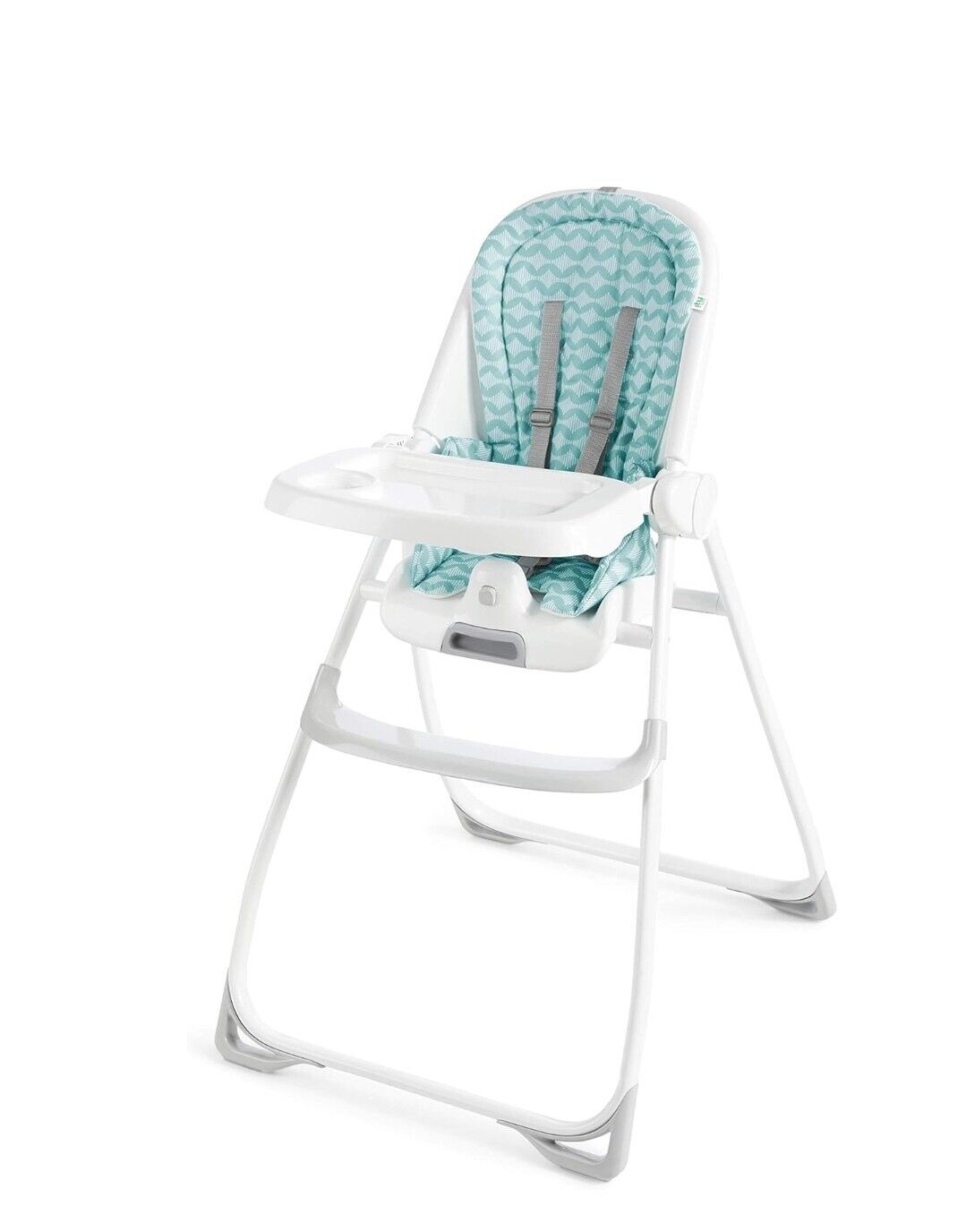 Ingenuity 9662 Hochstuhl klappbar Klapphochstuhl Babystuhl weiß Essstuhl für Kinder