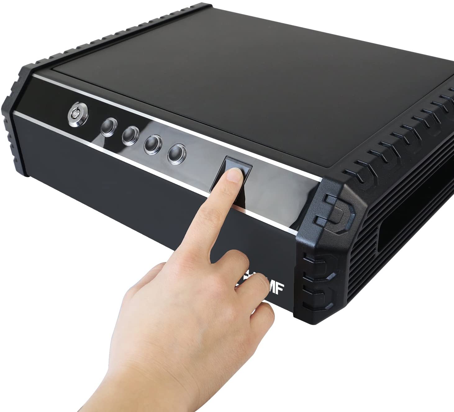 HMF Kompakttresor Fingerabdruckschloss Pistolentresor Elektronikschloss #1127