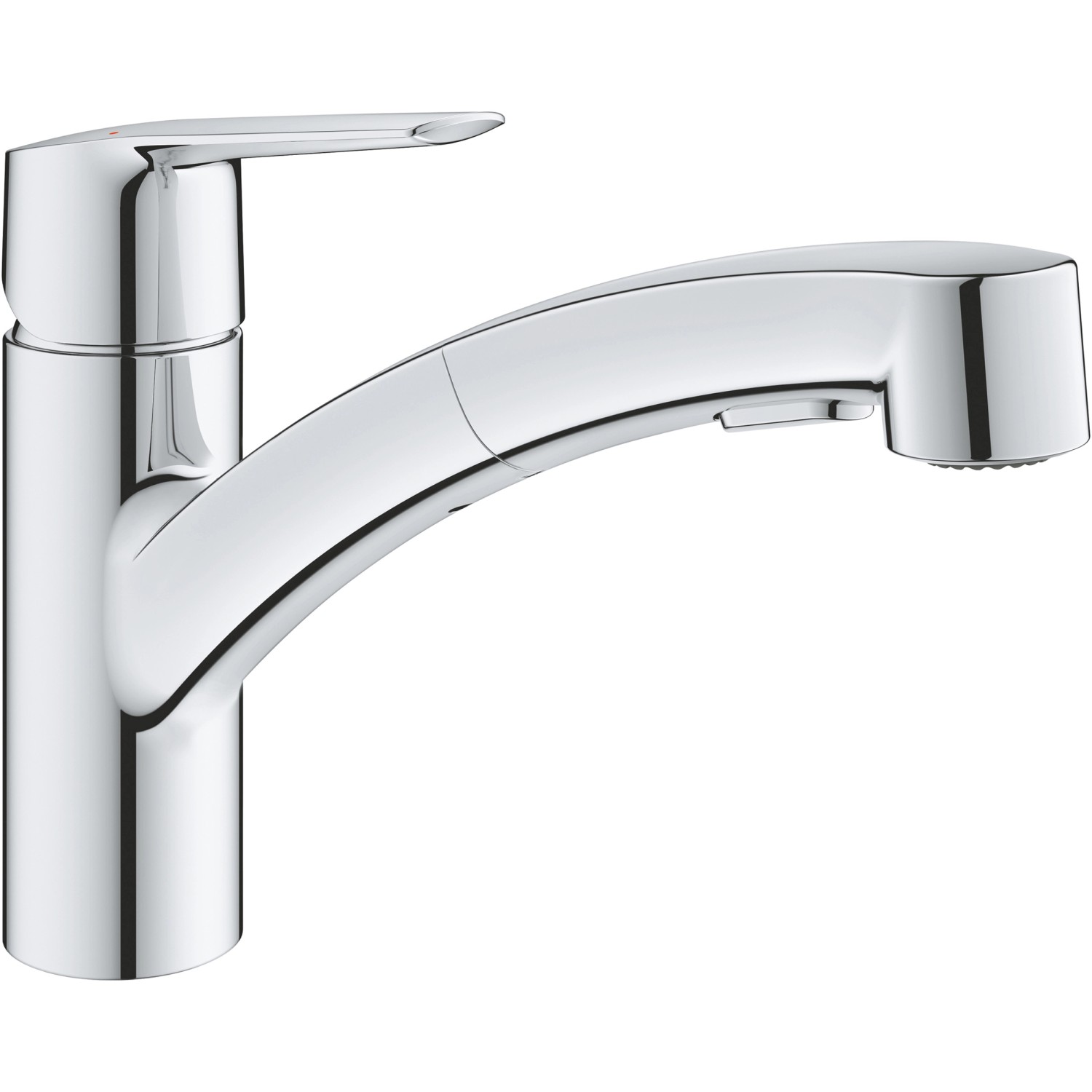 Grohe QuickFix Spültischarmatur Start Chrom mit ausziehbarer Dualbrause