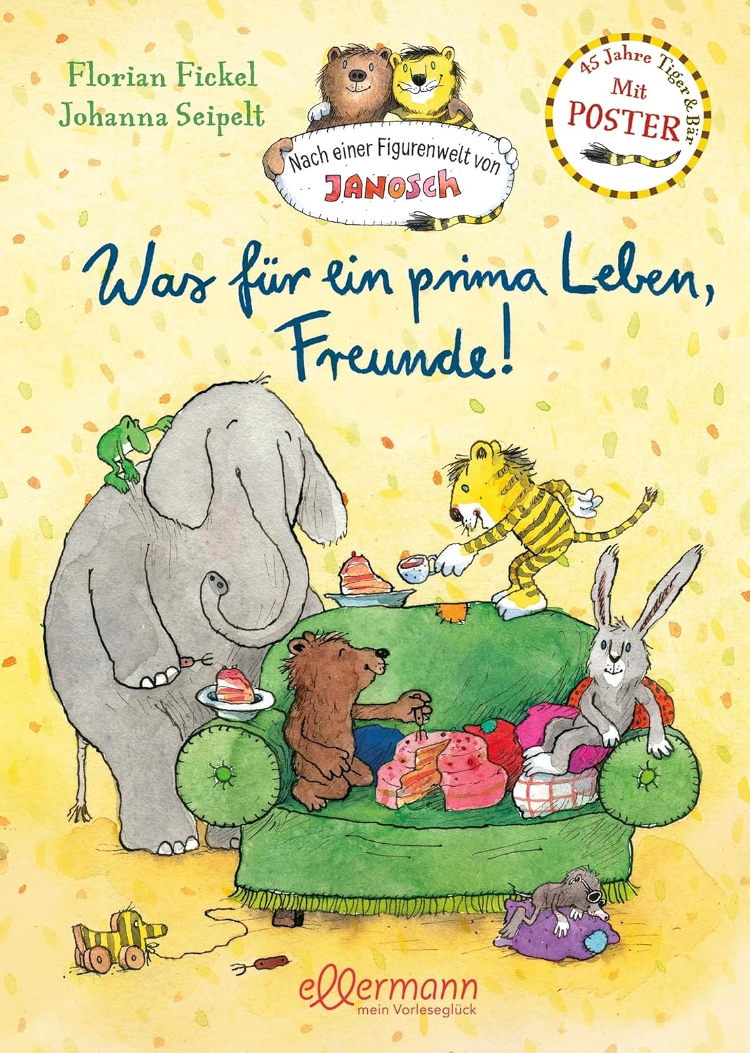 Nach einer Figurenwelt von Janosch.Sammelbuch mit warmherzigen Geschichten