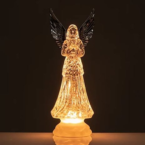 LUMIDA Xmas Weihnachtsengel beleuchtete Sterne Dekofigur Engel Weihnachten