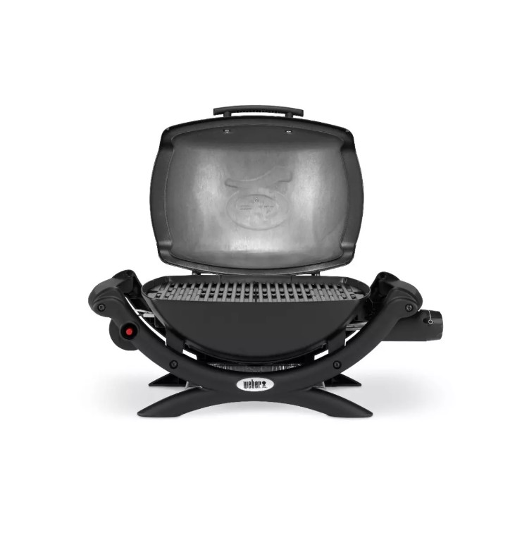 Weber Q 1000 Outdoor Gas Grill schwarz Aluguss