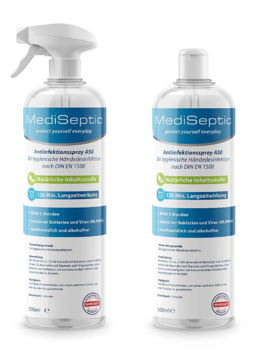 MediSeptic Set Anti Infektionsspray Desinfektonsspray1 Liter