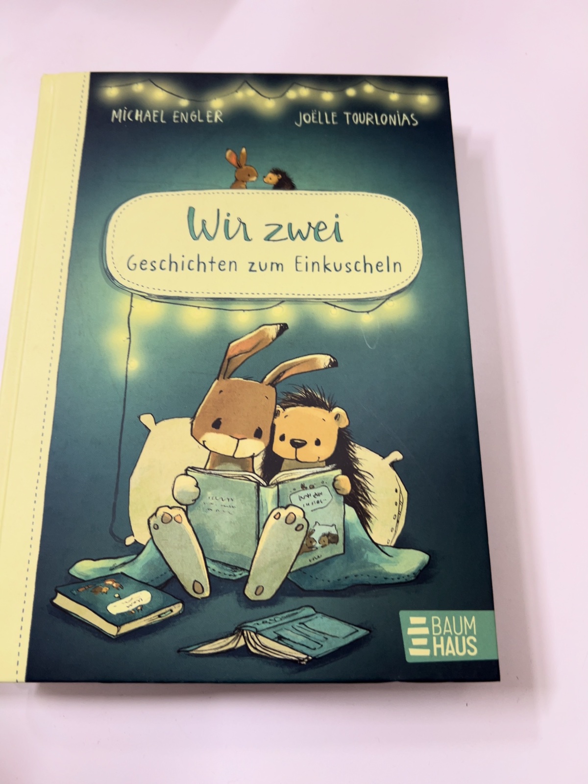 Kinderbuch, Tierfiguren, Geschichten zum Einschlafen, Buchcover, Baumhaus Verlag