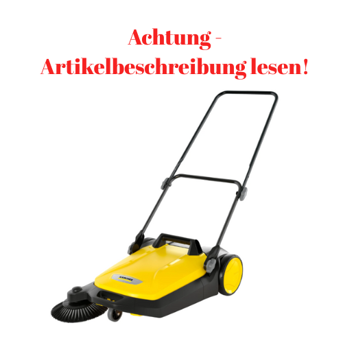 Kärcher Kehrmaschine S4 Handkehrmaschine mit Seitenbesen #727