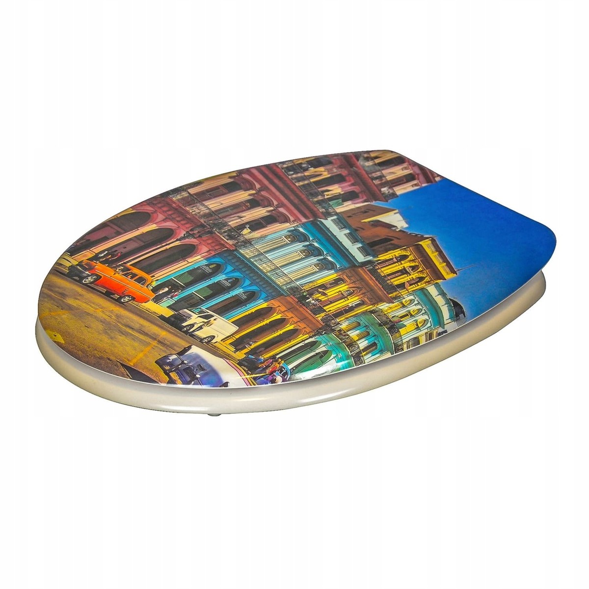 Verosan WC Duroplast Toilettendeckel langsam fallende universelle Havanna-Board