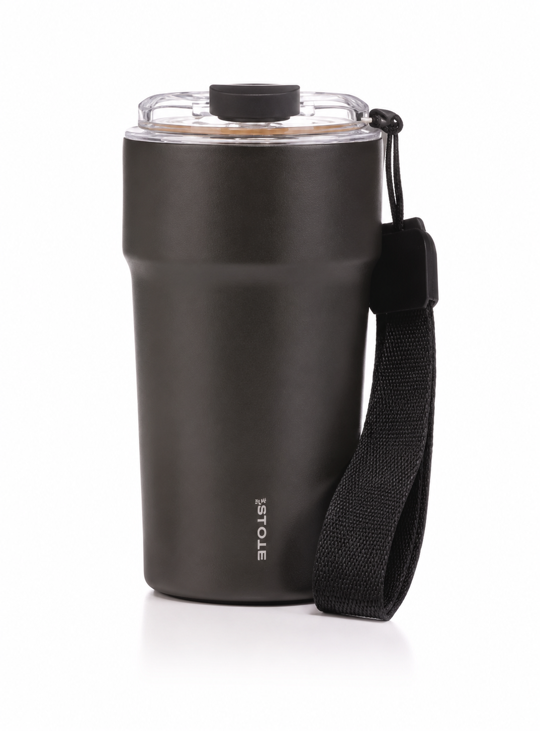 LocknLock 2 Thermobecher mit Keramikbeschichtung 500ml Trinkbecher Kaffeebecher schwarz