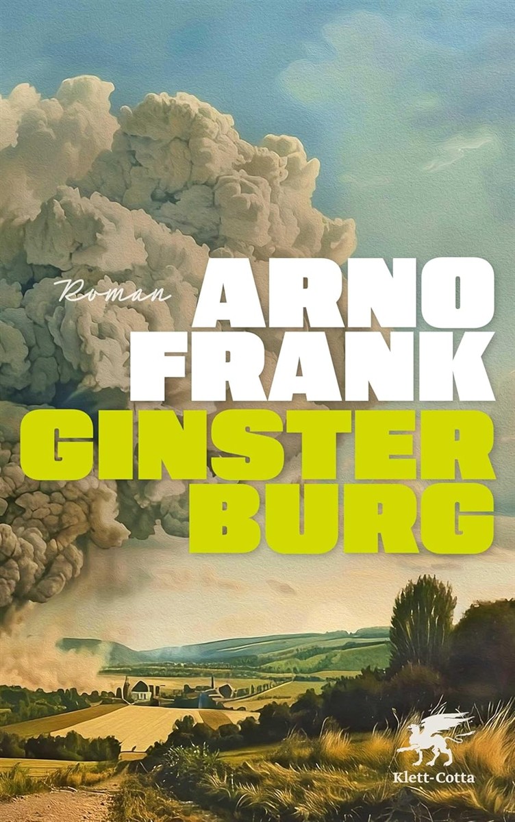 Roman, Ginstering, Landschaft, Buchcover, Schriftzug