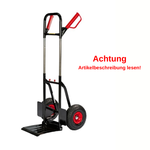 Pro-Bau-Tec Profi-Stapelkarre mit PU-Reifen 1-2-3 Traglast bis 200 kg #E537