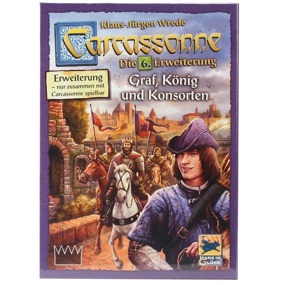 Carcassonne Erweiterung, Graf König und Konsorten, Fantasy-Kunst, Ritter, Burgruine