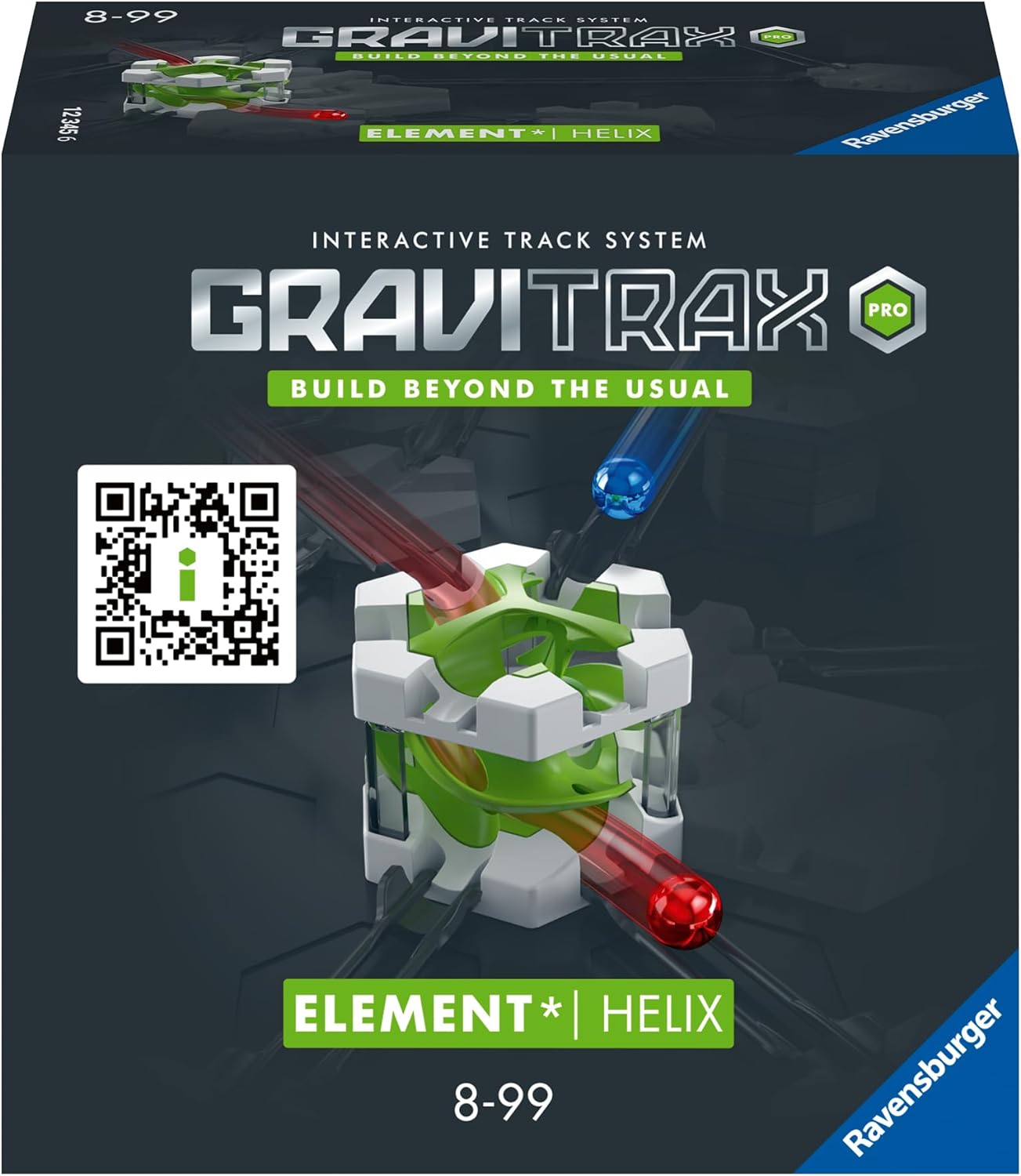 Ravensburger GraviTrax PRO Element Helix 22434 - Erweiterung für deine Kugelbahn - Murmelbahn und Konstruktionsspielzeug ab 8 Jahren