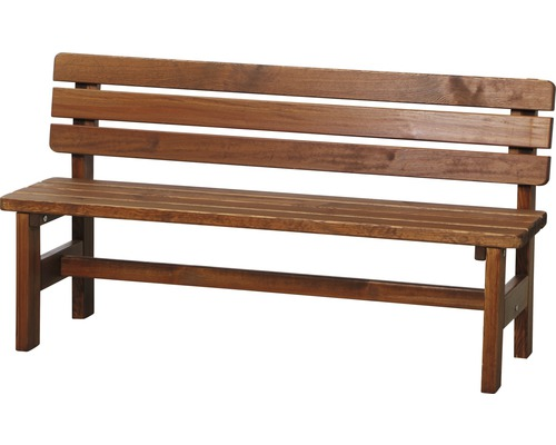 Gartenbank Natura Tessin150 cm braun Kiefernholz