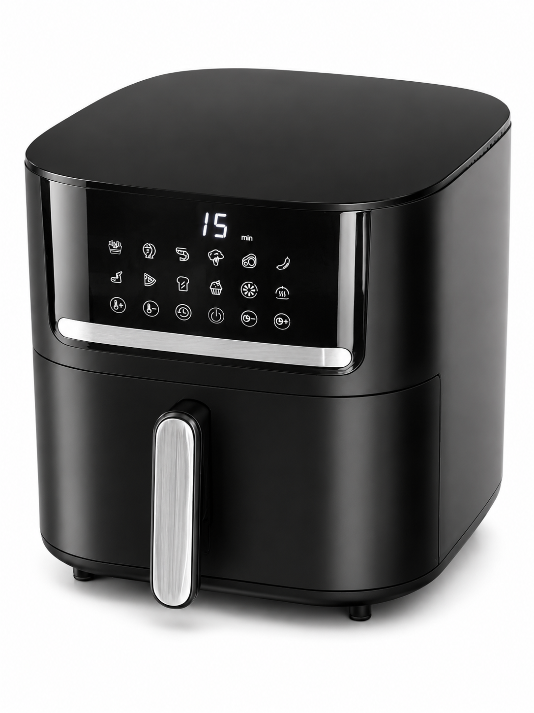 KOCHWERK Heißluftfritteuse 6L digitaler Airfryer mit Touchscreen