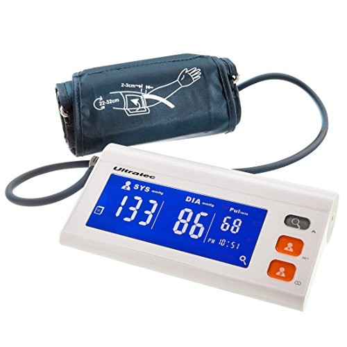 Blutdruckmessgerät, Sphygmomanometer, Armband-Cuff, digitales Display, Medizinisches Gerät