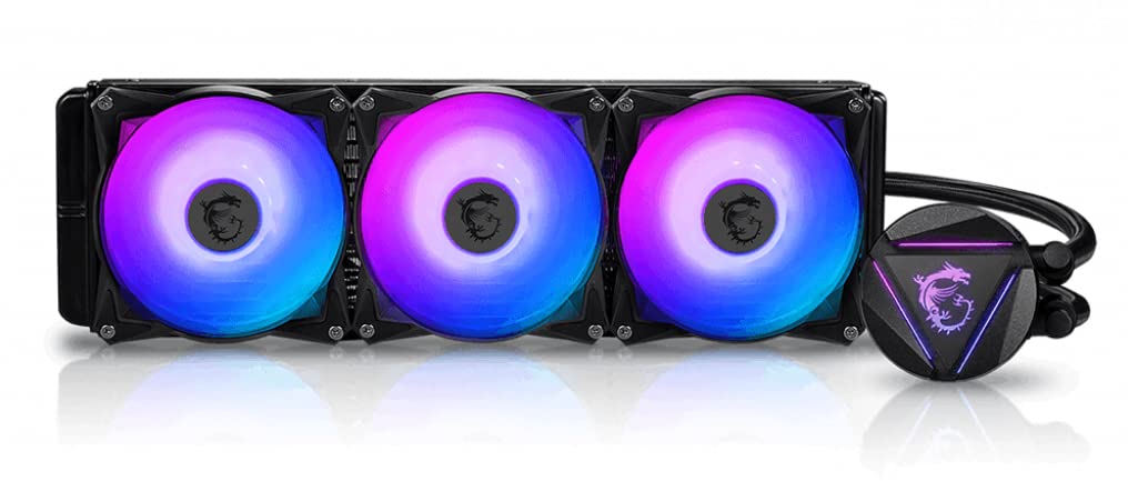 MSI MAG CORELIQUID 360R V2 CPU-Flüssigkeitskühler '360mm Radiator, 3X 120mm ARGB P # M2