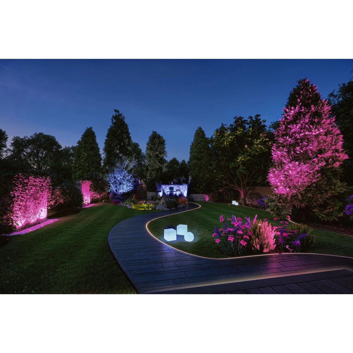 Paulmann Outdoor P&S Neon Stripe Weiß RGB IP67 24V 10 m ohne Netzadapter