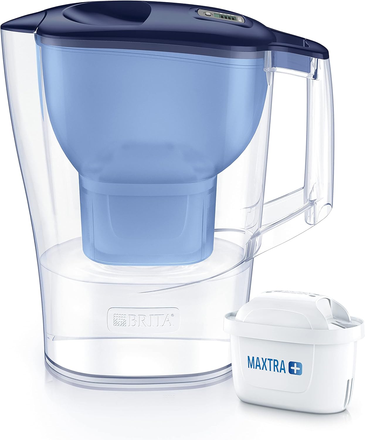 Brita Wasserfilter Kanne Aluna blau