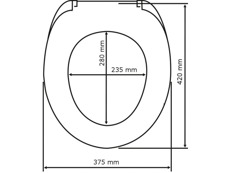 Wenko Premium WC Sitz Kos mit Absenk Automatik