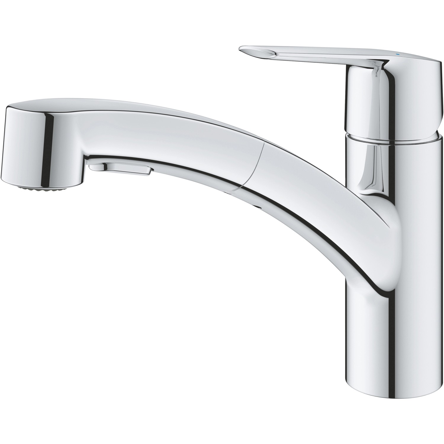 Grohe QuickFix Spültischarmatur Start Chrom mit ausziehbarer Dualbrause