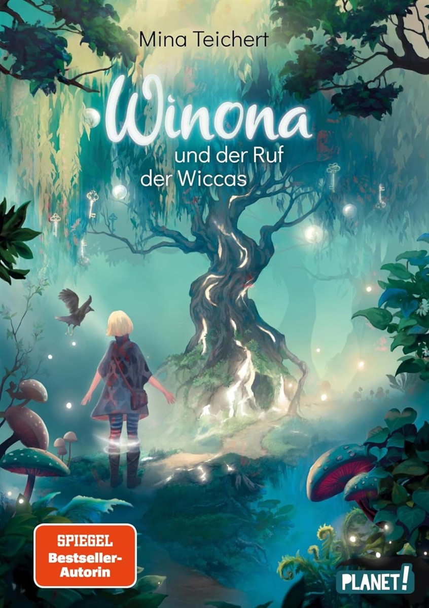 Jugendroman, Waldszene, Mädchenfigur, Phantastischewelt, Mushrooms