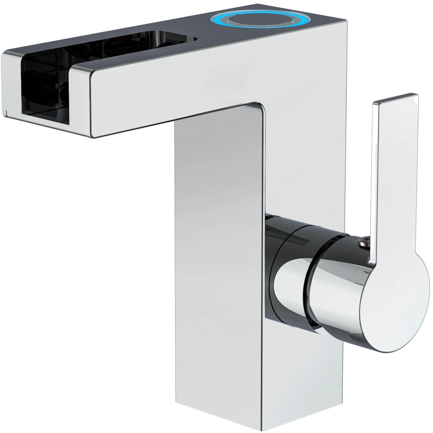 Schütte Led Waschtischarmatur mit Schwallauslauf Orinoco Chrom #E362