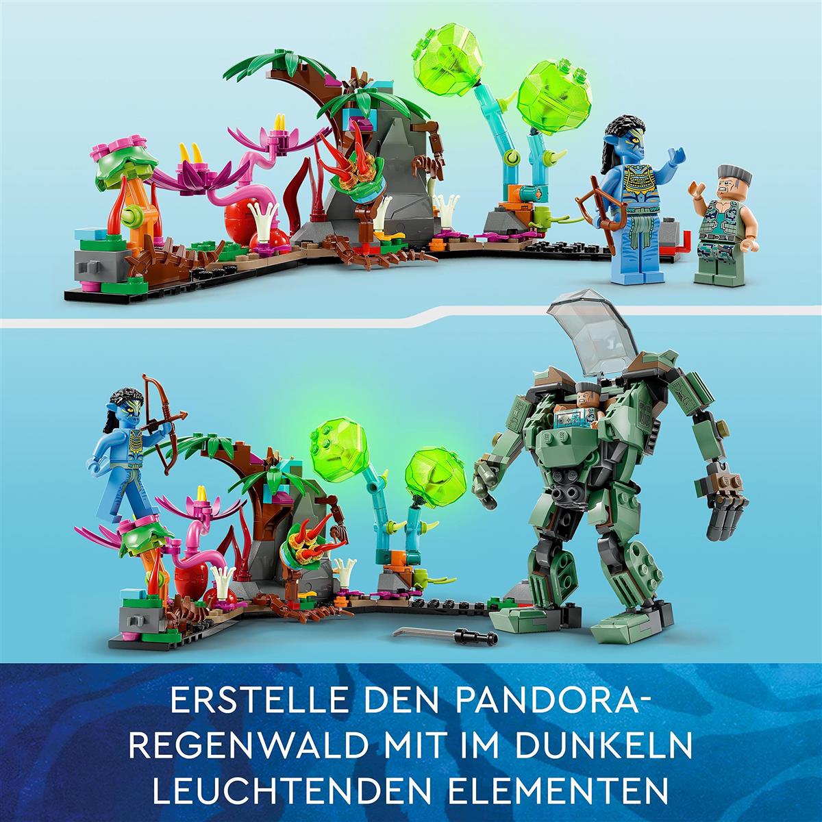 LEGO 75571 Avatar Neytiri und Thanator vs. Quaritch im MPA baubares Action-Spielzeug mit Tierfigur und Pandora-Filmszene LEGO-Bausteine LEGO-Sets LEGO Steine Bausteine Sets Steine
