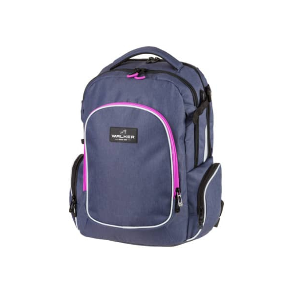 WALKER 42117 267 Schulrucksack Campus Evo blue ivy pink Schulranzen