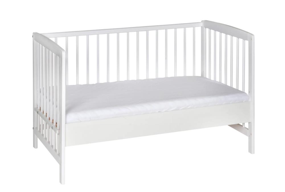 Schardt Baby Beistellbett Micky Weiß 60 x 120 cm Kinderbett Babybett