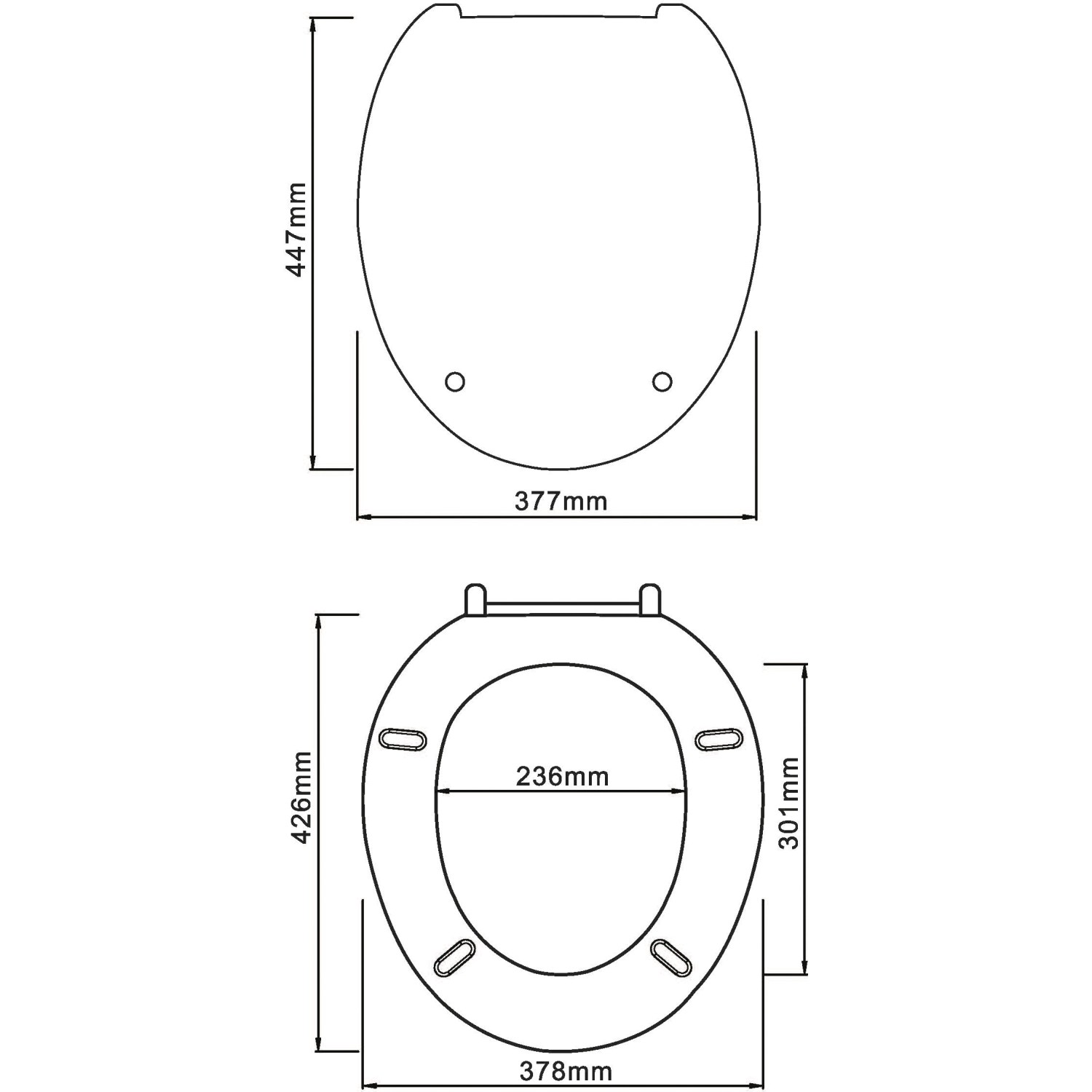 Schütte WC Sitz mit Absenk Automatik Weiß