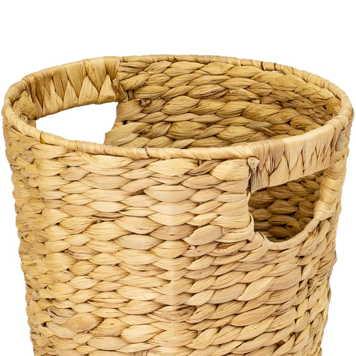 HMF Papierkorb Mülleimer Büro Wasserhyazinthe Pglanztopf Wäschesammler