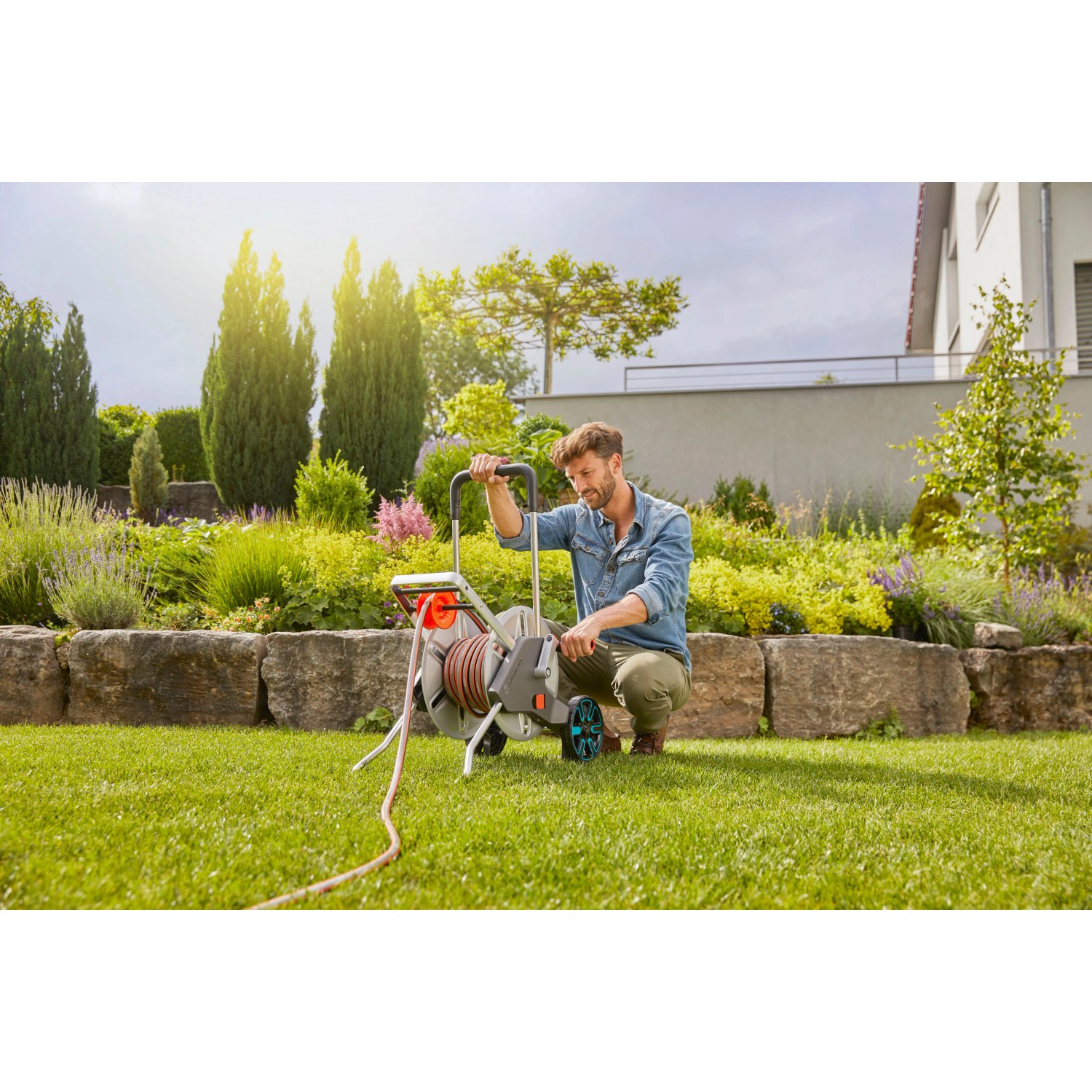Gardena Schlauchwagen CleverRoll L Easy Metall