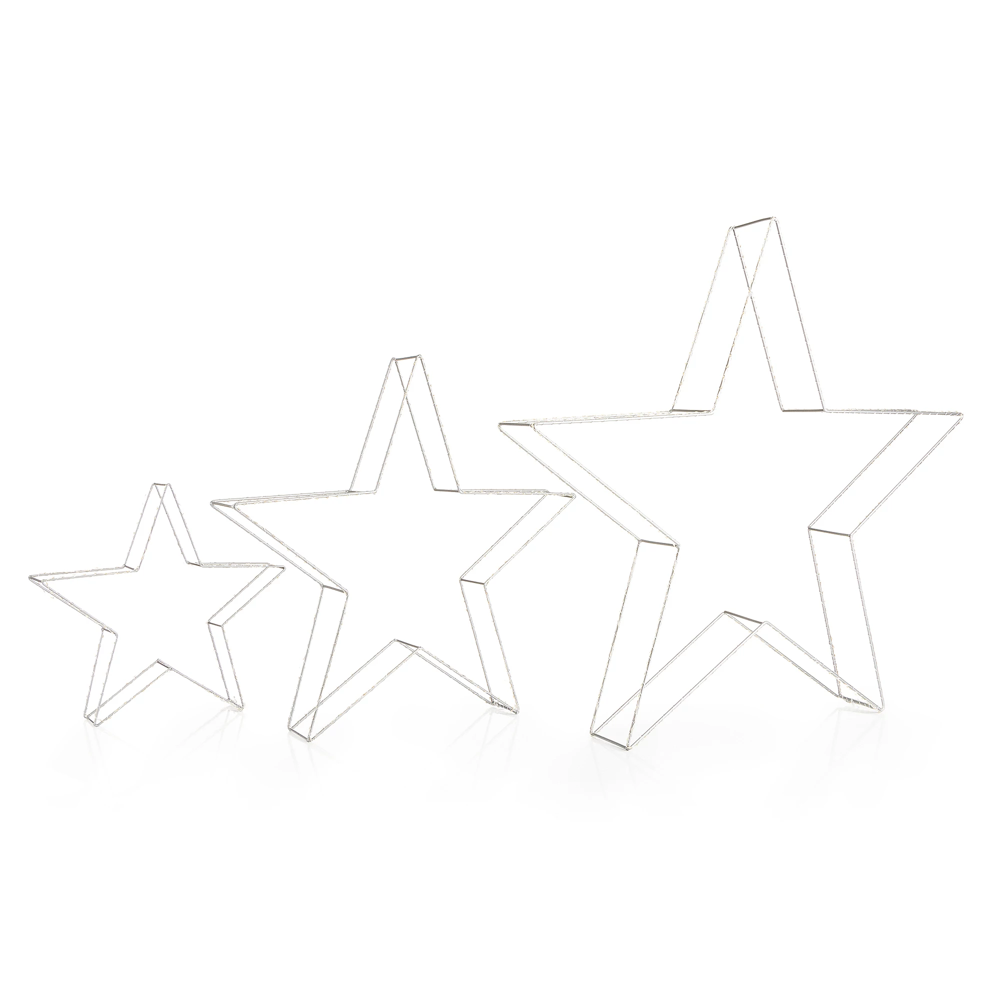 stern, sternenstatue, deko, metall, 3D-sterne