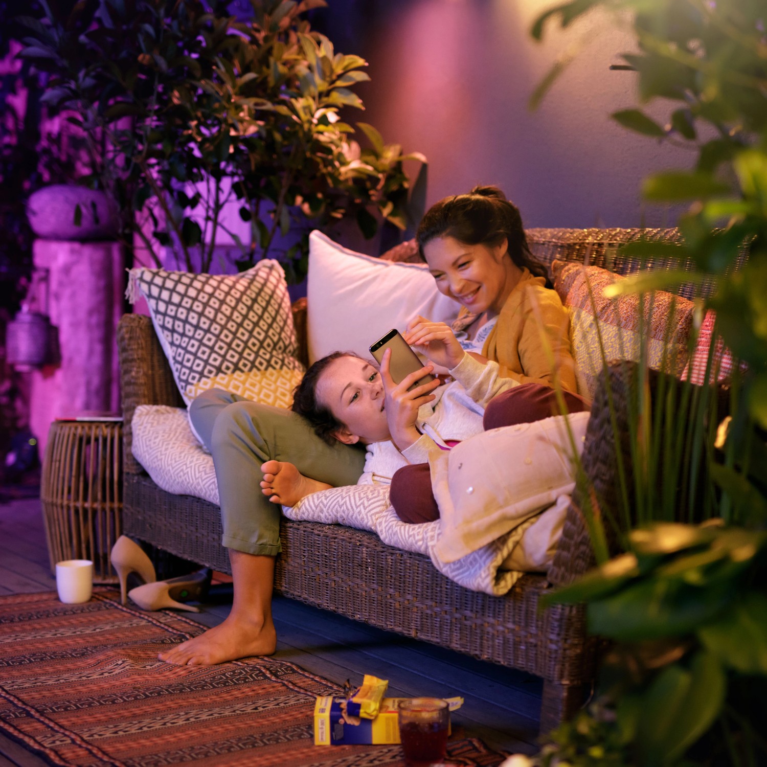 Philips Hue LED Sockelleuchte White & Color Ambiance Calla Schwarz Erweiterung