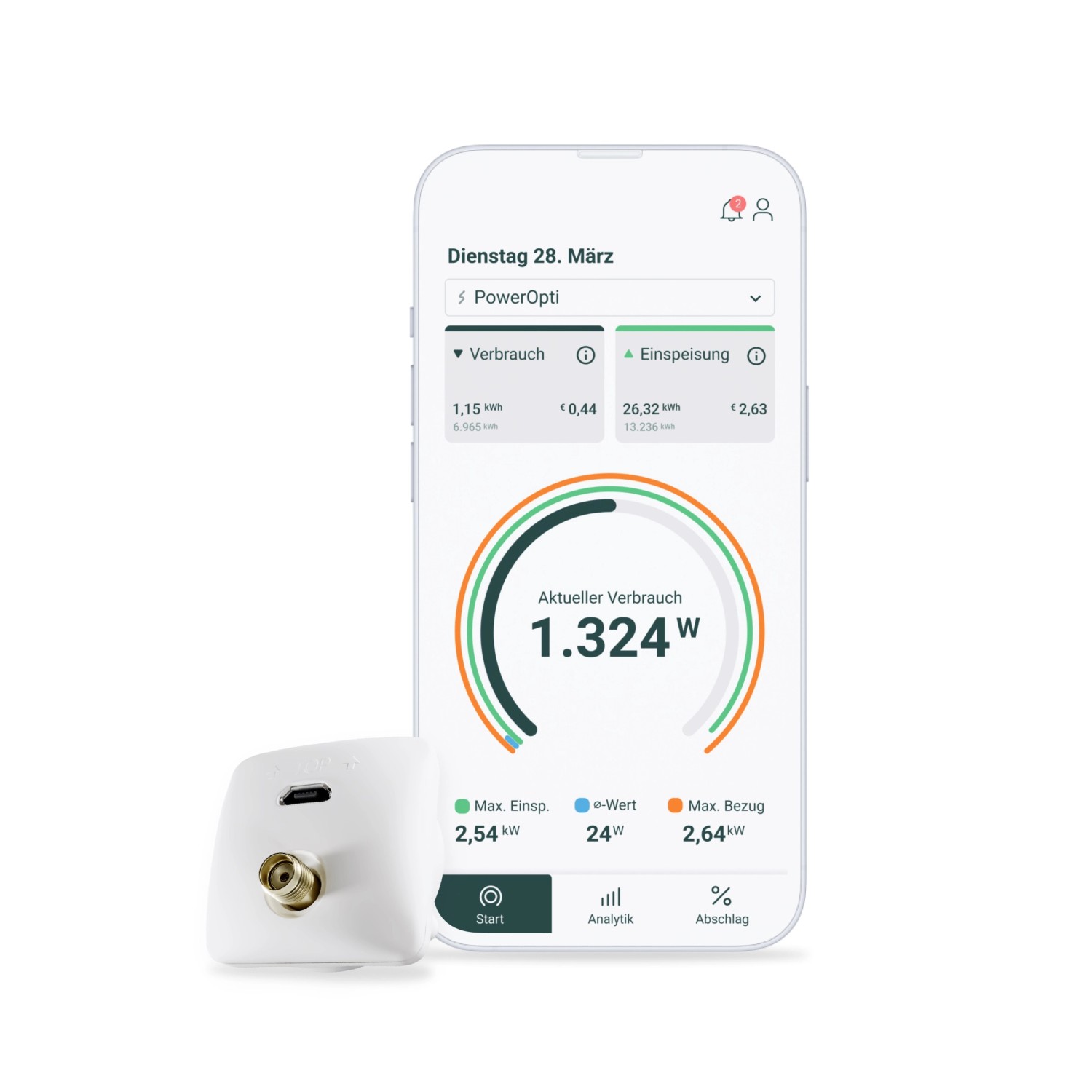 Powerfox Stromzählerauslesegerät poweropti PA 201901