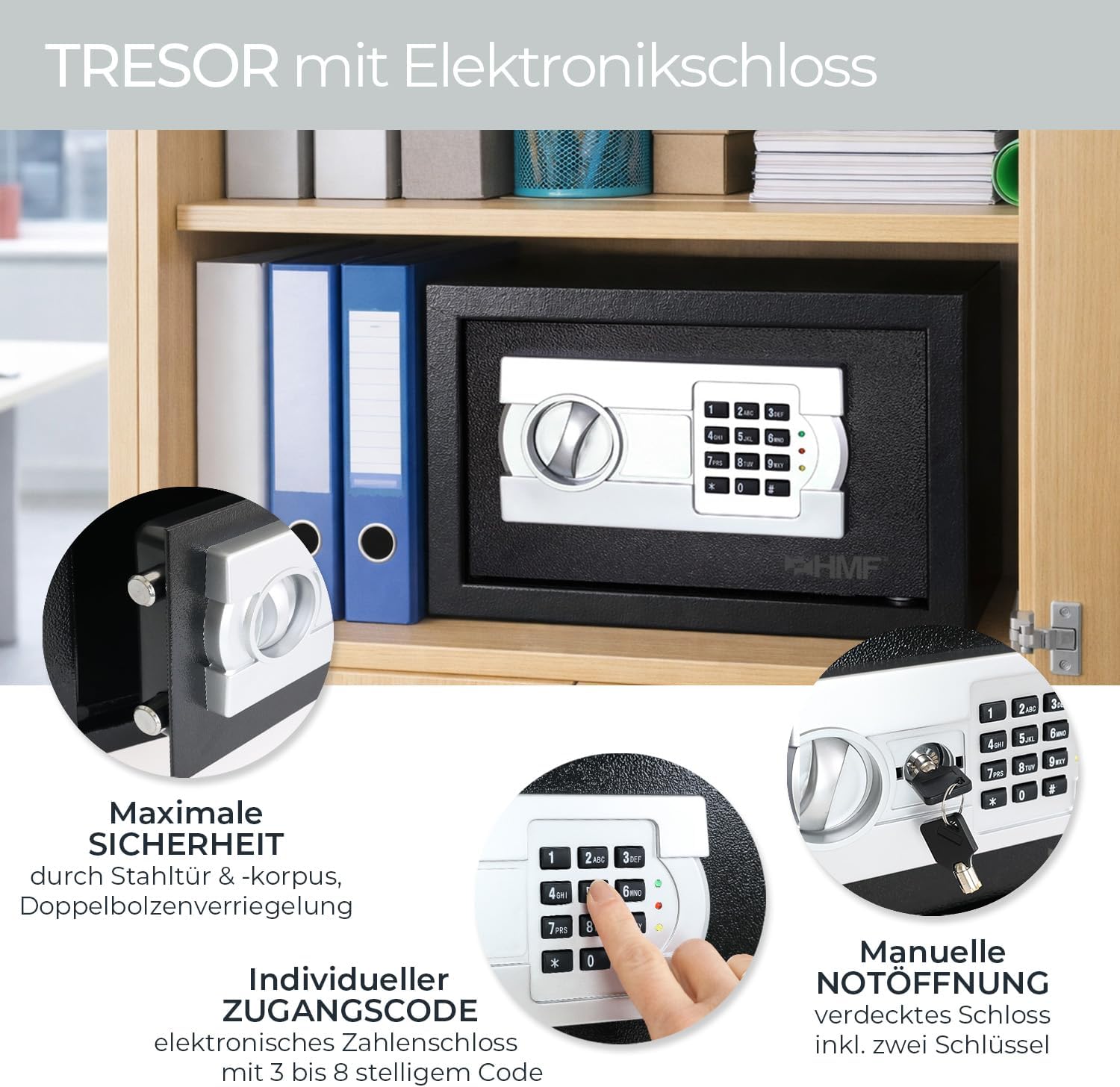sicher, elektronischer Safe, Kombischloss, Tresor, Schlüsselkombination