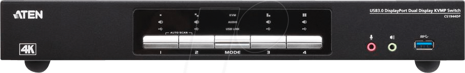 4-Port USB 3.0 4K DP KVM-Switch