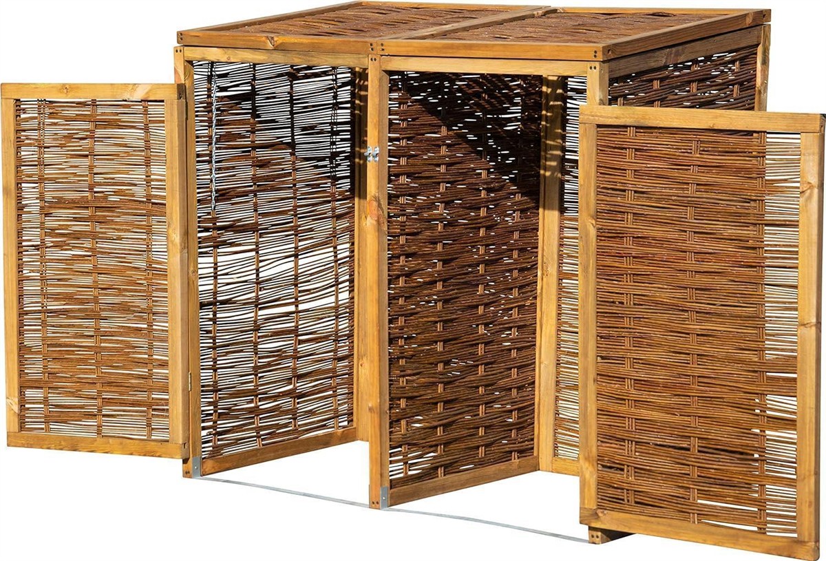 Holz, Sichtschutz, Rattan, Käfig, Bildschirm
