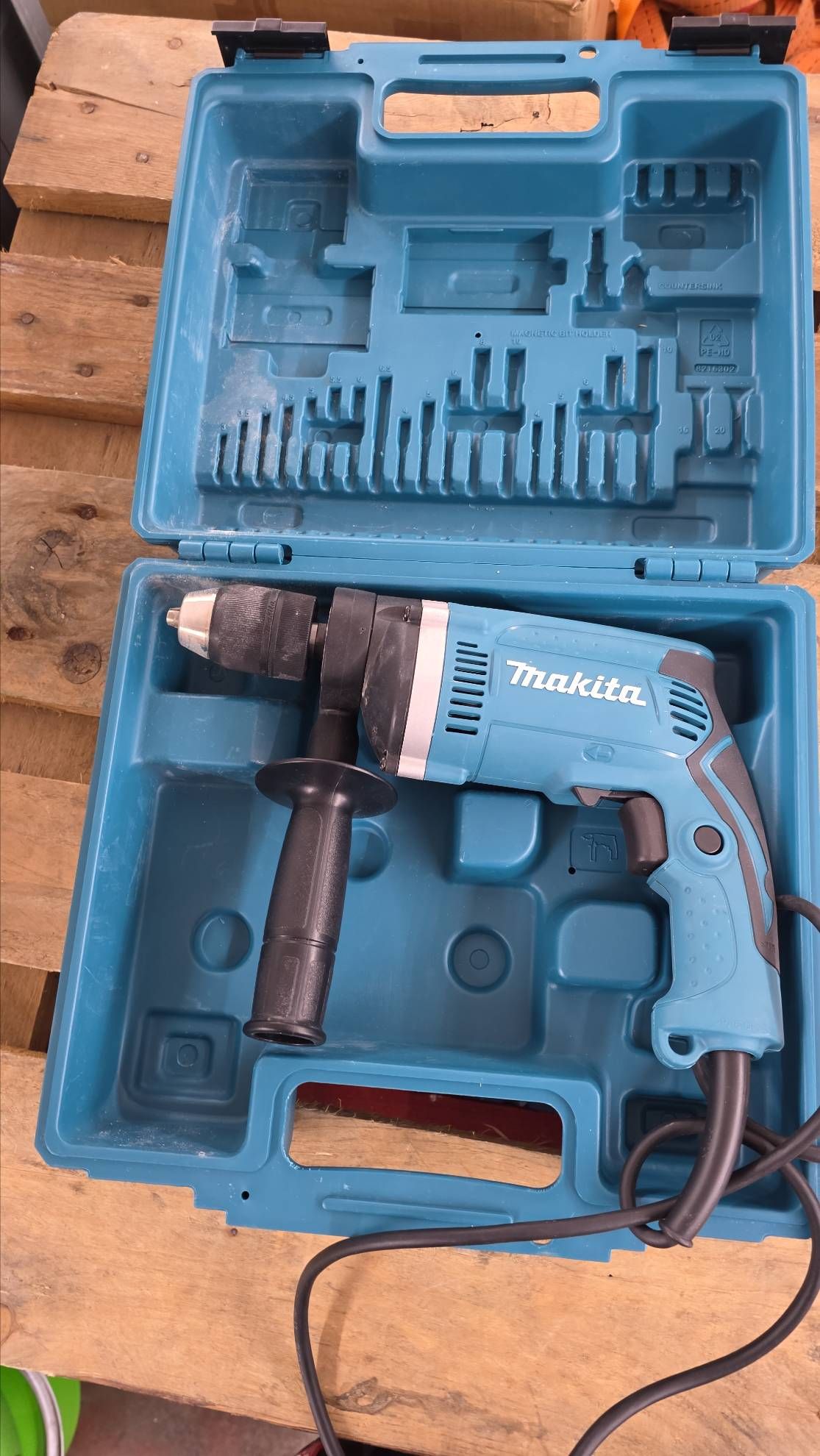 Makita HP1631KX3 Schlagbohrmaschine 710W #E723