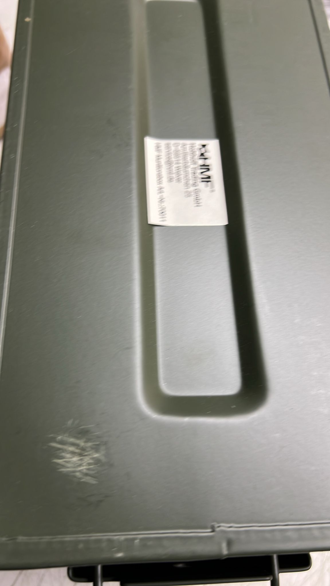 HMF Munitionskiste US Ammo Box Metallkiste 30cm #1654